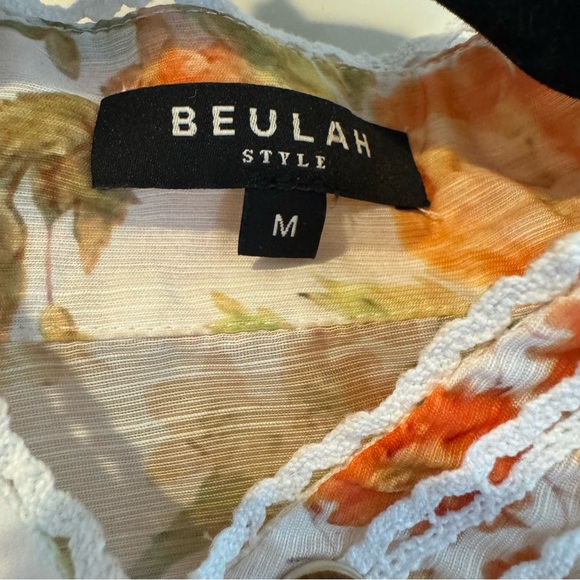 Tuckernuck Beulah Floral Long Sleeve Mini Dress | M - Picture 3 of 4